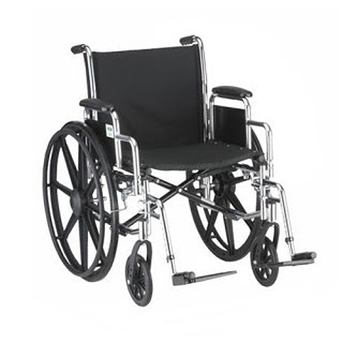 Hammertone Wheelchair 16 Inch With Detachable Arms & Swingaway